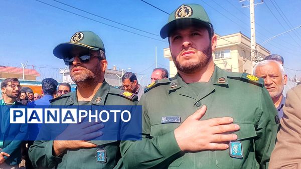 حضور پرشور مردم یاسوج در راهپیمایی ۱۳ آبان در دامنه‌های دنا