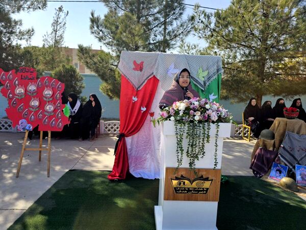 تشییع باشکوه شهید گمنام درسطح مدارس مه ولات