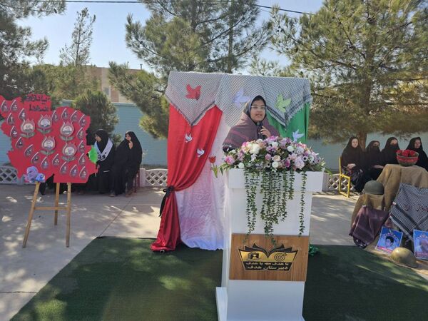 تشییع باشکوه شهید گمنام درسطح مدارس مه ولات