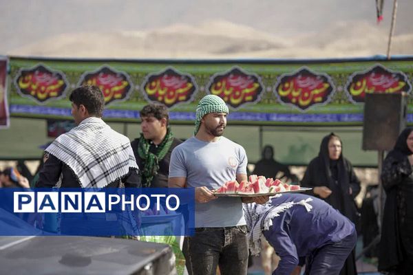 مراسم پیاده‌روی جاماندگان اربعین حسینی شهرستان فراشبند‌