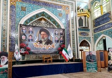 مراسم سالگرد شهادت شهدای خدمت در نیشابور