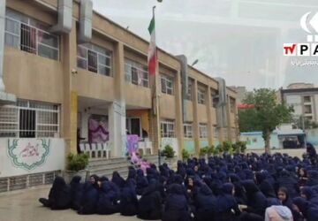 مراسم بزرگداشت هفته معلم در دبیرستان  شاهد کوثر متفاوت برگزار شد