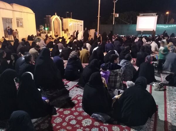 مراسم شب احیای بیست و سوم در امامزاده سیدمرتضی کاشمر