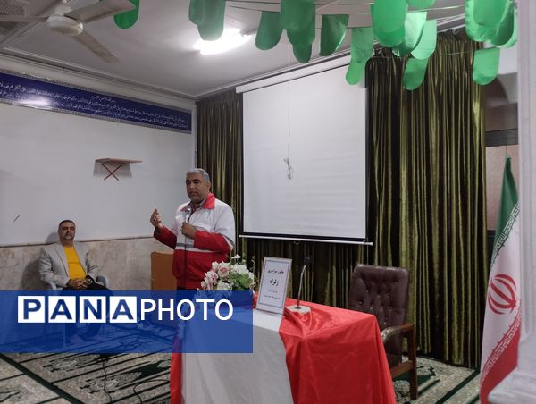 اجرای مانور سراسری زلزله در دبیرستان شاهد شیرودی