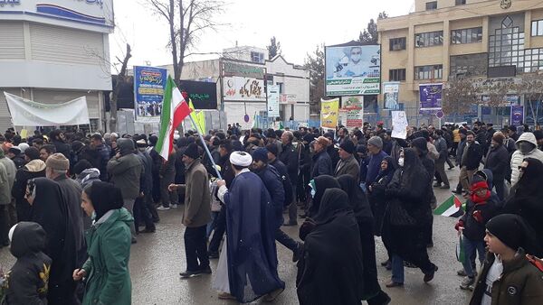 جلوه‌هایی از حماسه آفرینی مردم شیروان در راهپیمایی ۲۲ بهمن 