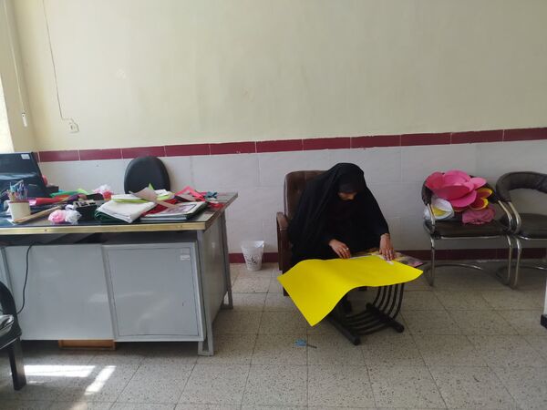 آمادگی دبستان شهید نجفی فدافن برای میزبانی ماه مهر