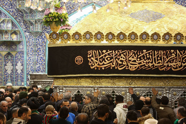 مراسم عزاداری سالروز شهادت امام هادی(ع) در حرم حضرت معصومه(س)