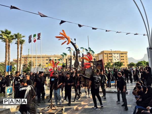 گلستان شهدا میزبان کاروان تاسوعای حسینی شد