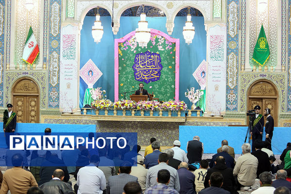 محفل قرآنی و جشن میلاد امام باقر(ع) در شب یلدای حرم حضرت معصومه(س)