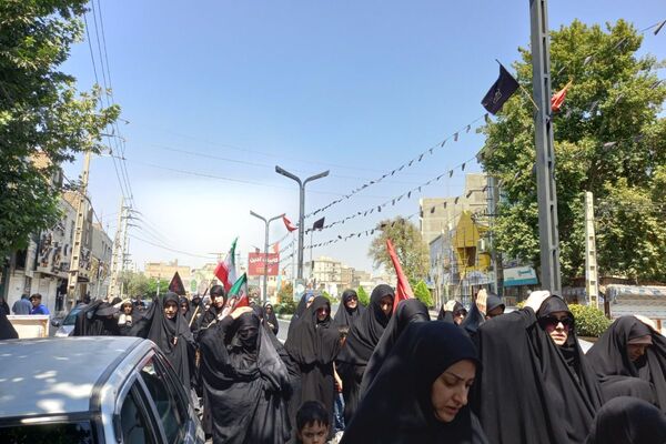 راهپیمایی جاماندگان اربعین با حضور پرشور مردم پیشوا