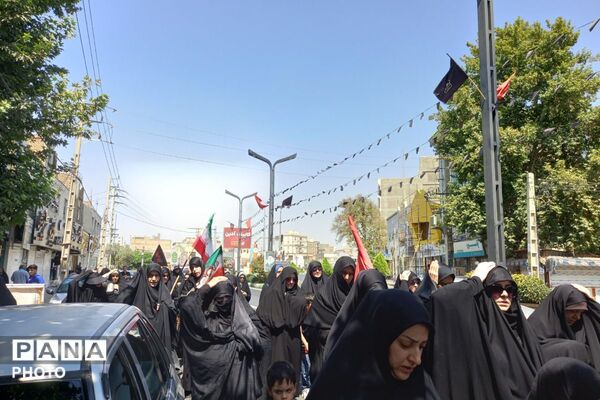 راهپیمایی جاماندگان اربعین با حضور پرشور مردم پیشوا