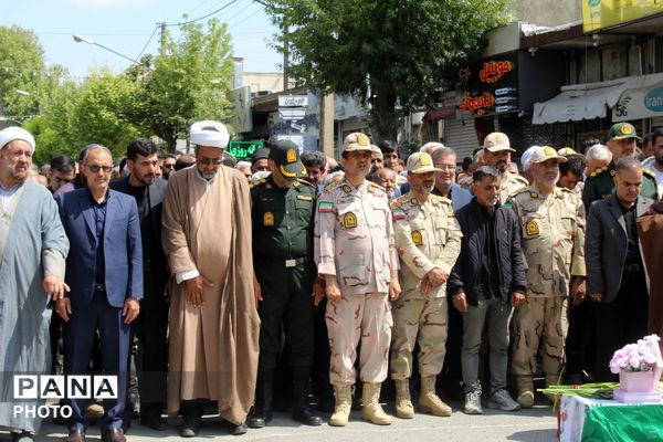 تشییع شهید وطن «مبین مولایی»