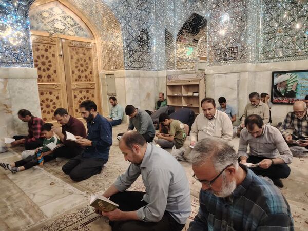 مراسم روح بخش دعای پرفیض عرفه در آستان مقدس حضرات سیدان الکریمان (ع)