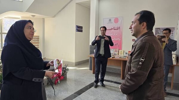 بازدید مدیر کل کتابخانه های عمومی استان خراسان شمالی از کتابخانه شهید بهشتی آشخانه 