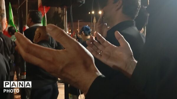 شب تاسوعا در بلوار فضل نیشابور 
