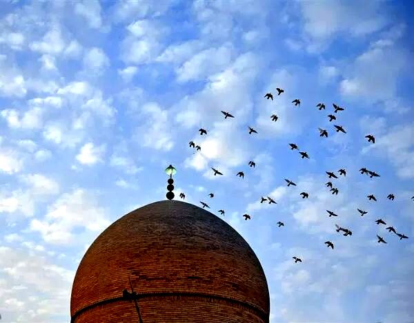 گنبد خشتی بنایی ۶۰۰ ساله از دوره تیموری 