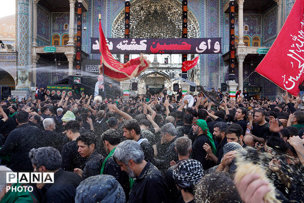 جلوه‌های ویژه از عزاداری هیات چهل اختران قم در روز عاشورا