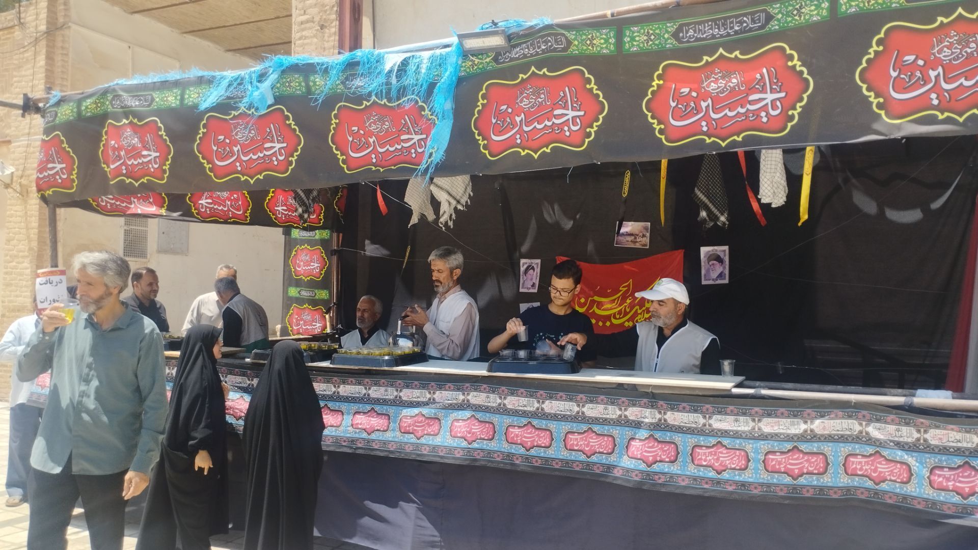 برپایی موکب در شهرستان خلیل آباد 