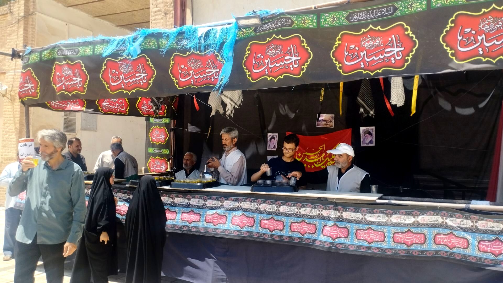 برپایی موکب در شهرستان خلیل آباد 
