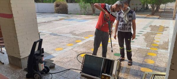 اجرای طرح « شهید عجمیان » الگویی موفق در شاداب‌سازی مدارس فین