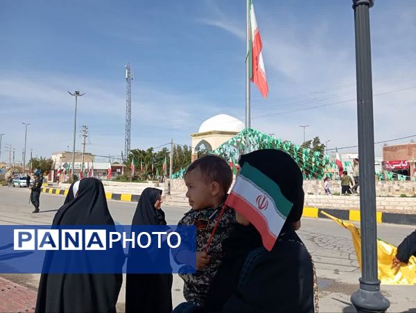 راهپیمایی 22 بهمن در لارستان 