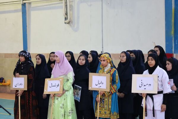 آیین افتتاحیه المپیاد ورزشی درون‌مدرسه‌ای در یزد
