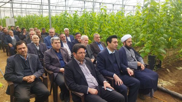 بازدید از گلخانه نمونه خسروشاه در هفته بسیج