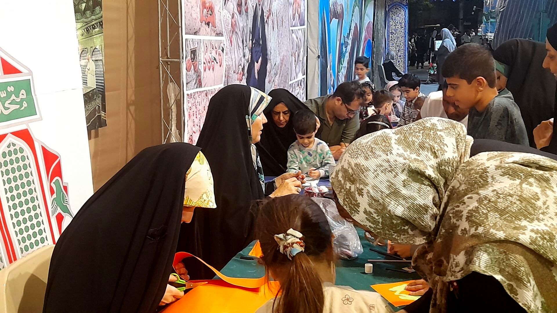 قاب پانا میزبان تصاویری از موکب روایتِ یک نگاه در شب عید ولایت