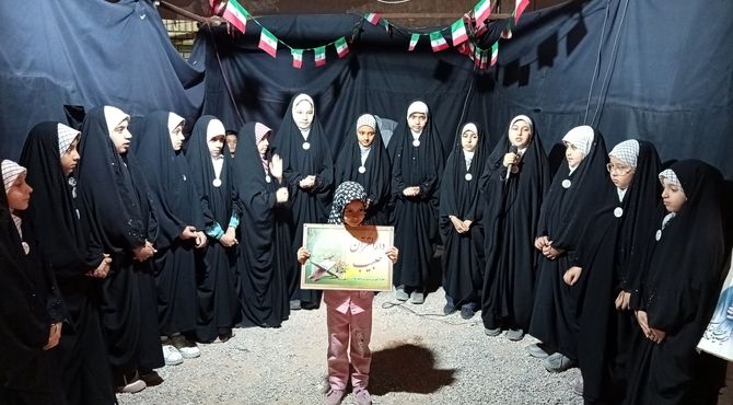 رویداد فرهنگی و معنوی دختران قرآن‌آموز در موکب دارالقرآن حبیب