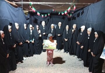 رویداد فرهنگی و معنوی دختران قرآن‌آموز در موکب دارالقرآن حبیب