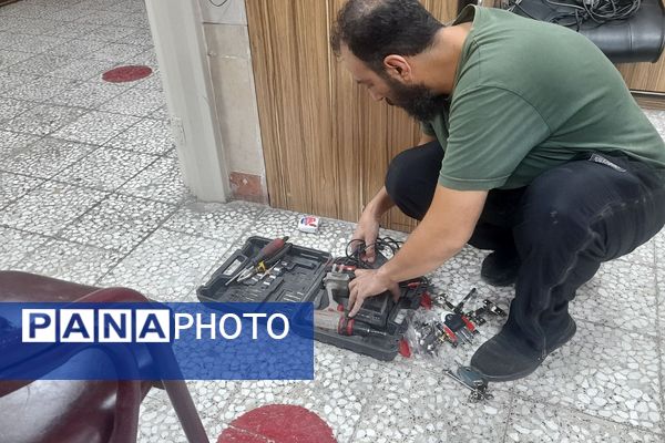 اجرای برنامه‌های پروژه مهر در مدارس میقات و شهید حیدری پردیس 