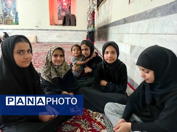 مراسم شام غریبان حضرت رقیه(س) در روستای عارف آباد