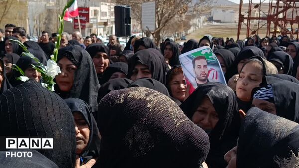 تشییع باشکوه پیکر پاک و مطهر شهید احسان اکبرزاده در نورآباد