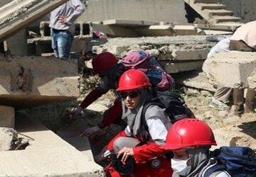 فعالیت ۶ هزار بانوی داوطلب در عملیات امدادرسانی به آسیب‌دیدگان