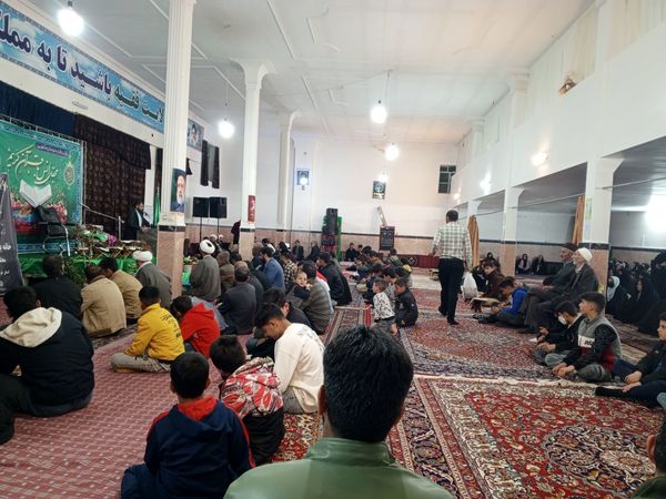 محفل انس با قرآن کریم در مسجد جامع تیتکانلو