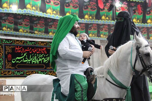 کربلا در قاب تعزیه در شهر سامان 