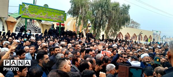 تشییع پیکر مطهر شهیده فاطمه طاهری فرد 