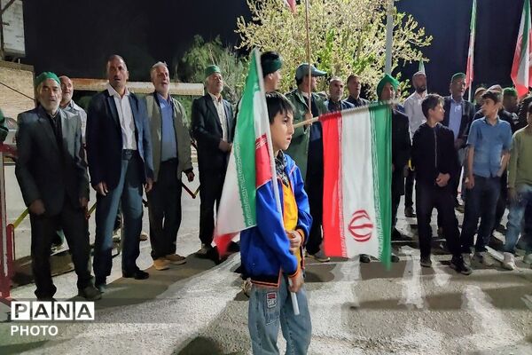 جوشش غیرت انقلابی مردم شهر بار در  اجتماعات شبانه