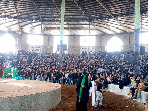 آیین سنتی شبیه خوانی اربعین حسینی در احمدآباد میانجلگه