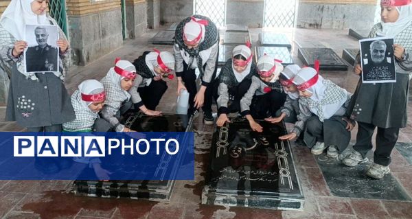 تجدید پیمان با شهدای امامزاده عمادالدین در شهرستان رباط کریم