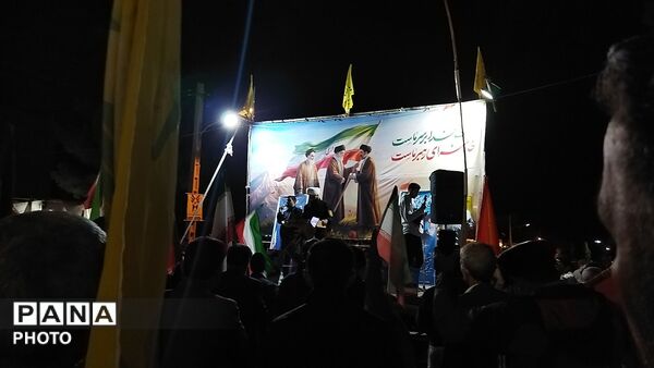 دویست و بیست و نهمین شب از اجتماعات مردمی بلوار فضل نیشابور در قاب پانا 
