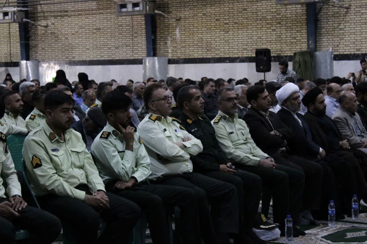 مراسم سالگرد شهدای خدمت در گچساران