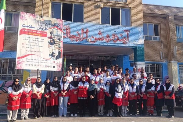 دومین کاروان سلامت جمعیت هلال‌احمر در مدرسه شهید رستمی ،شهرستان قدس 