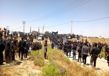 هیات عاشورای روستای نقاب در امام‌ مرشد 