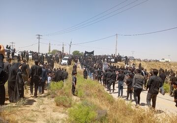 هیات عاشورای روستای نقاب در امام‌ مرشد 