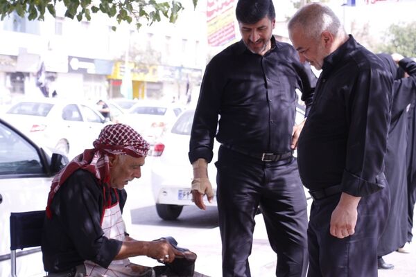 روایت تصویری از راه عشق مشهد در سوگ امام رضا(ع)