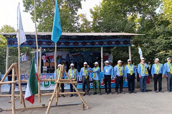 حضور دانش‌آموز خبرنگاران پسر پانا ناحیه دو شهرری در اردوی ملی پیشتازان