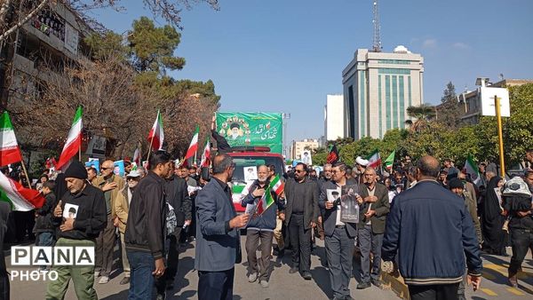 وداع با شهدای مدافع اقتدار وطن در شیراز