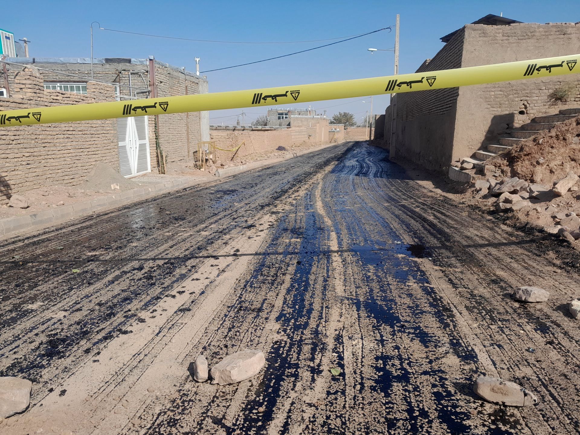 عملیات آسفالت‌ریزی در سطح شهر نسر آغاز شد