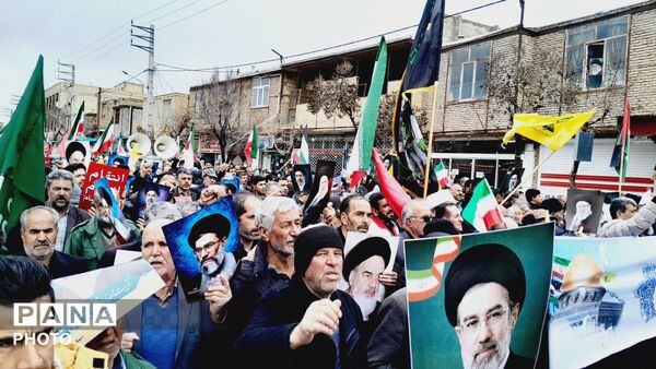 راهپیمایی روز قدس در شهر بن